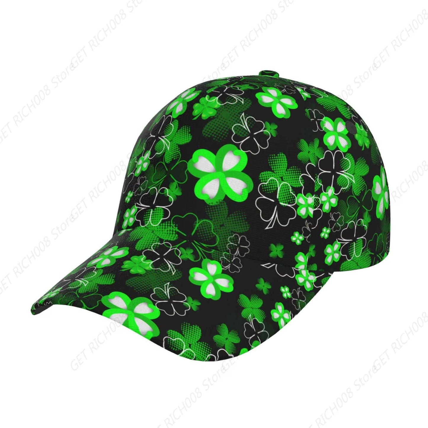 St. Patrick'S Day Clover Leaves Baseball Caps for Women Men Green Shamrock Hat Adjustable Dad Hat St Patrick