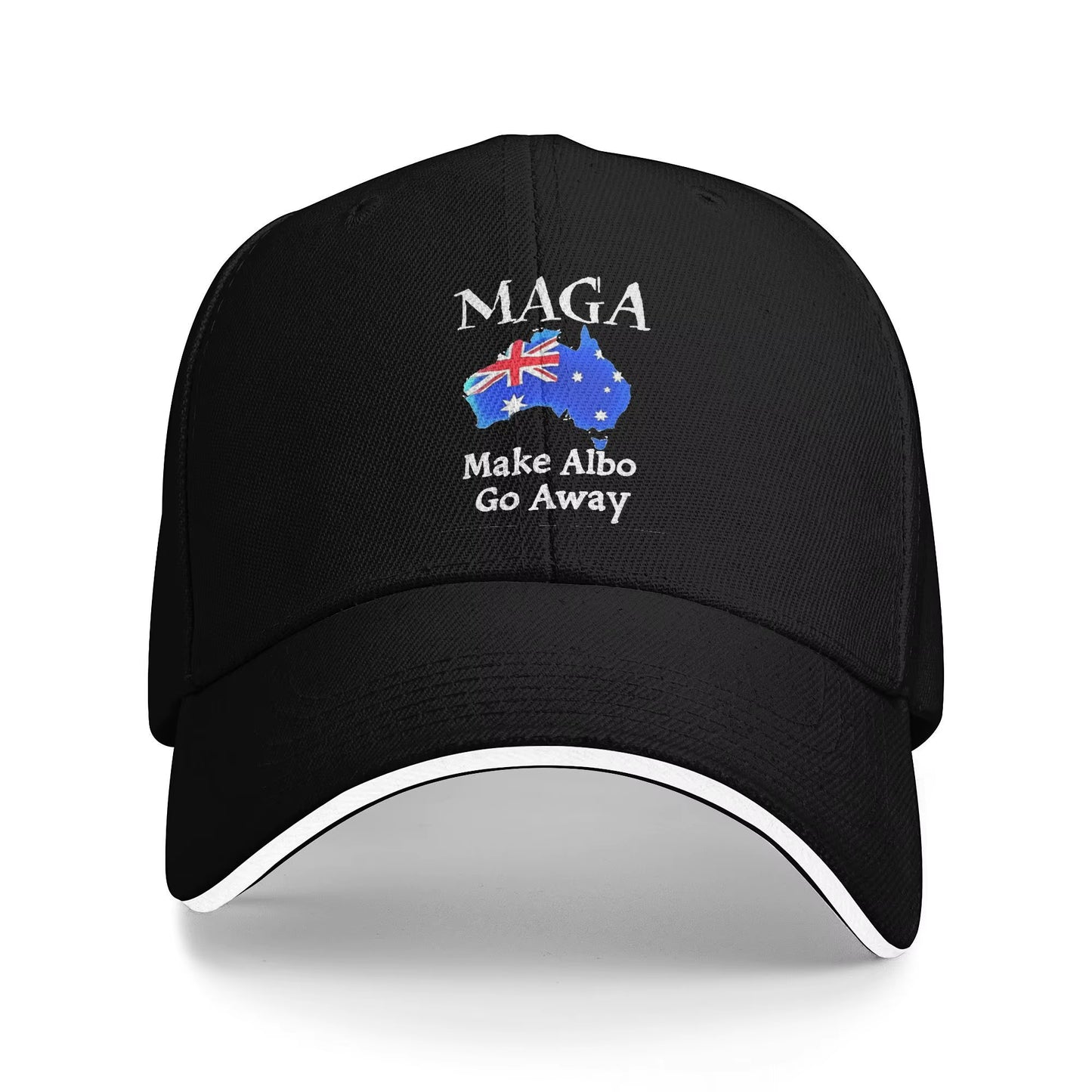 For Australia Sake Make Albo Go Away Baseball Cap Outdoor Gym High Quality Hippe Hat Unisex-Teens Y2K Cute Print Baseball Caps