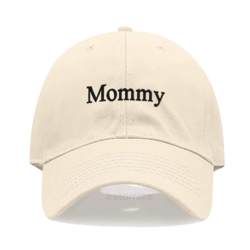 Vintage Washed Cotton Baseball Cap for Women Mommy Embroidery Mom Hat Mother'S Day Birthday Gift Wholesale Dropshipping