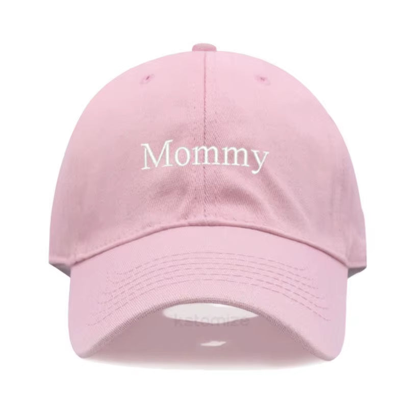 Vintage Washed Cotton Baseball Cap for Women Mommy Embroidery Mom Hat Mother'S Day Birthday Gift Wholesale Dropshipping