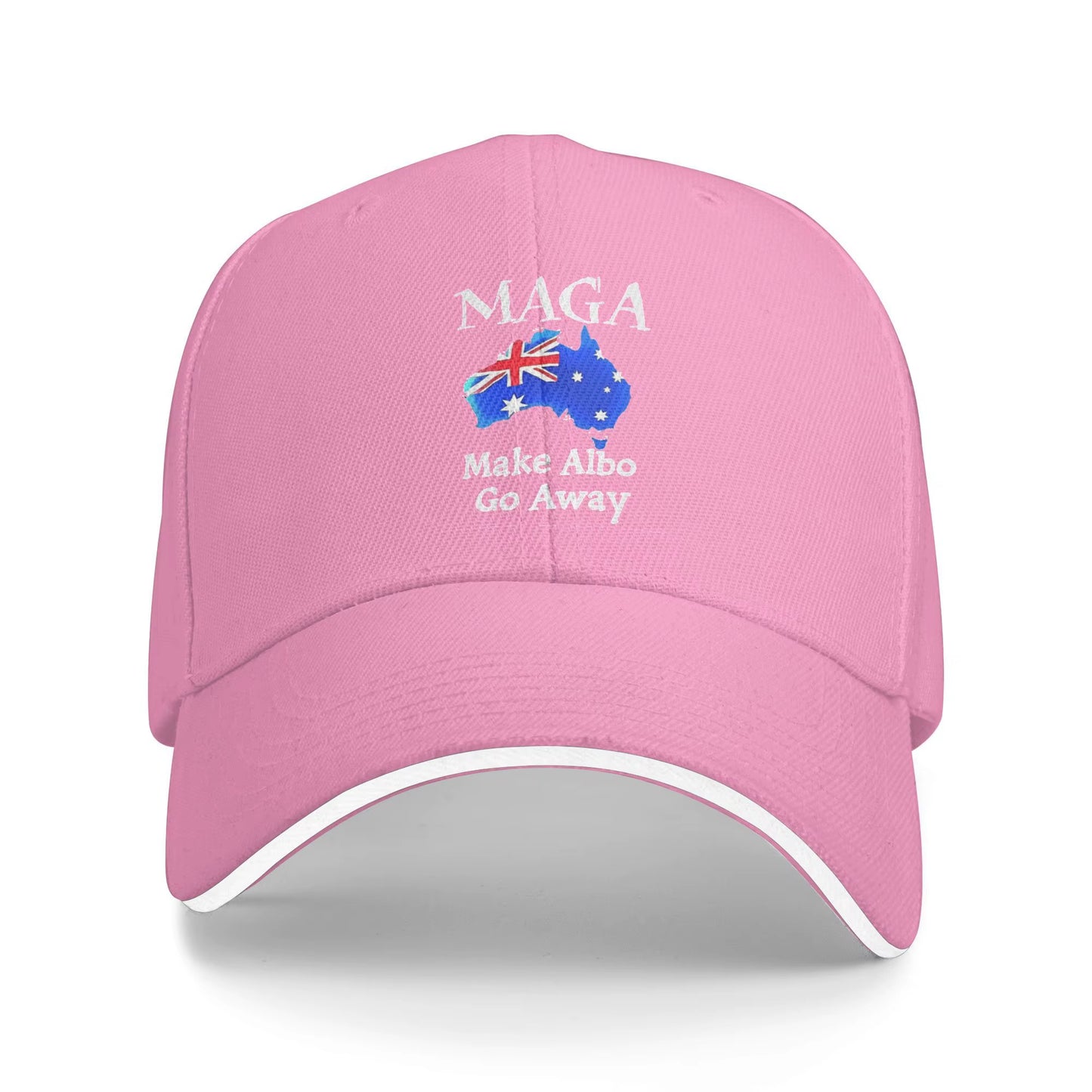 For Australia Sake Make Albo Go Away Baseball Cap Outdoor Gym High Quality Hippe Hat Unisex-Teens Y2K Cute Print Baseball Caps