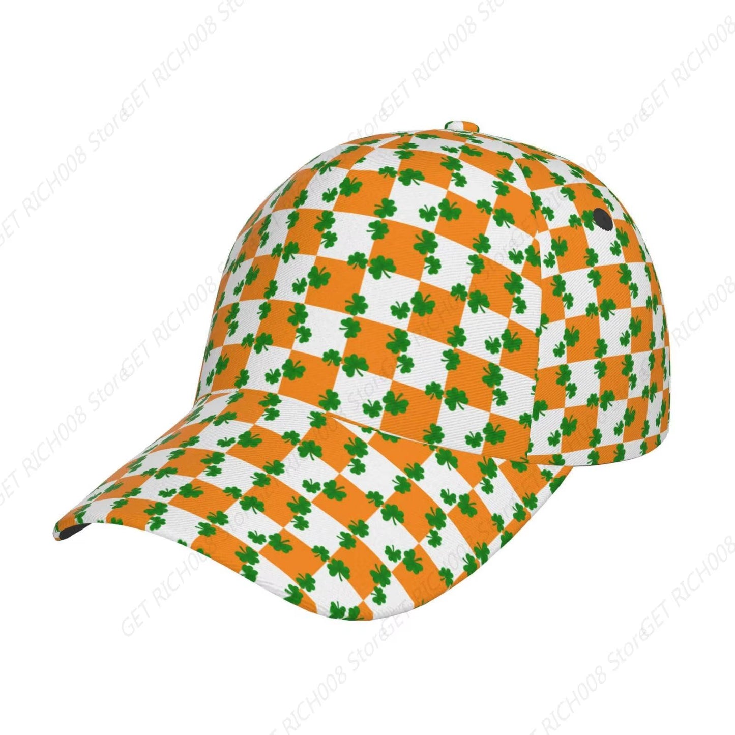 St. Patrick'S Day Clover Leaves Baseball Caps for Women Men Green Shamrock Hat Adjustable Dad Hat St Patrick