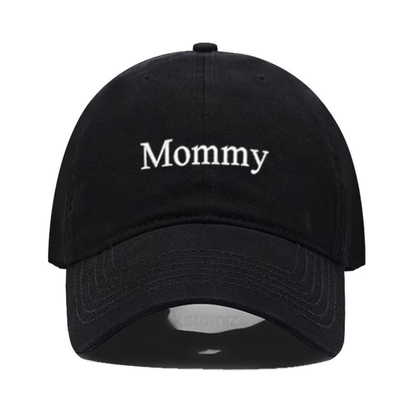 Vintage Washed Cotton Baseball Cap for Women Mommy Embroidery Mom Hat Mother'S Day Birthday Gift Wholesale Dropshipping