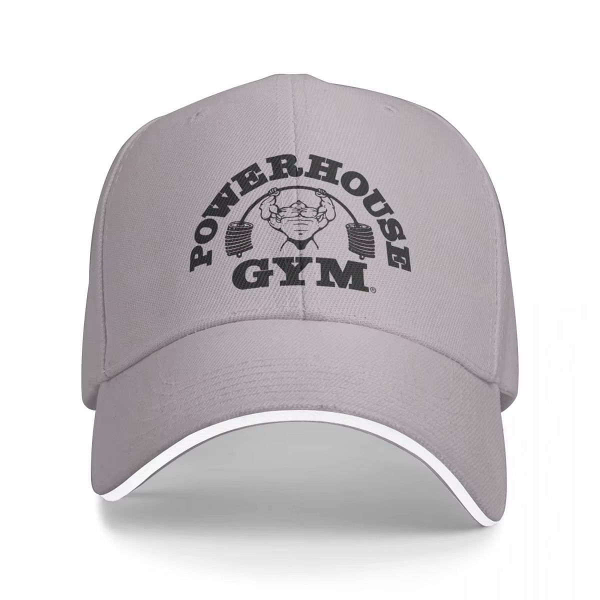 Powerhouse Gym Caps Unisex Fashion Dad Hat Sun Hats Racing Cap Breathable Polyester Baseball Caps Summer