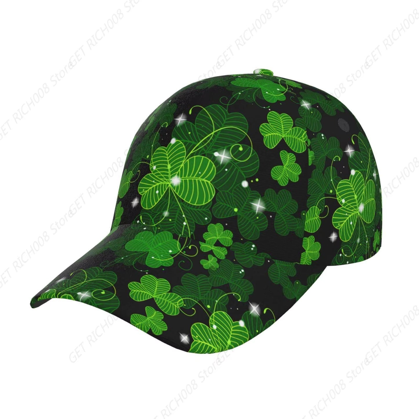 St. Patrick'S Day Clover Leaves Baseball Caps for Women Men Green Shamrock Hat Adjustable Dad Hat St Patrick