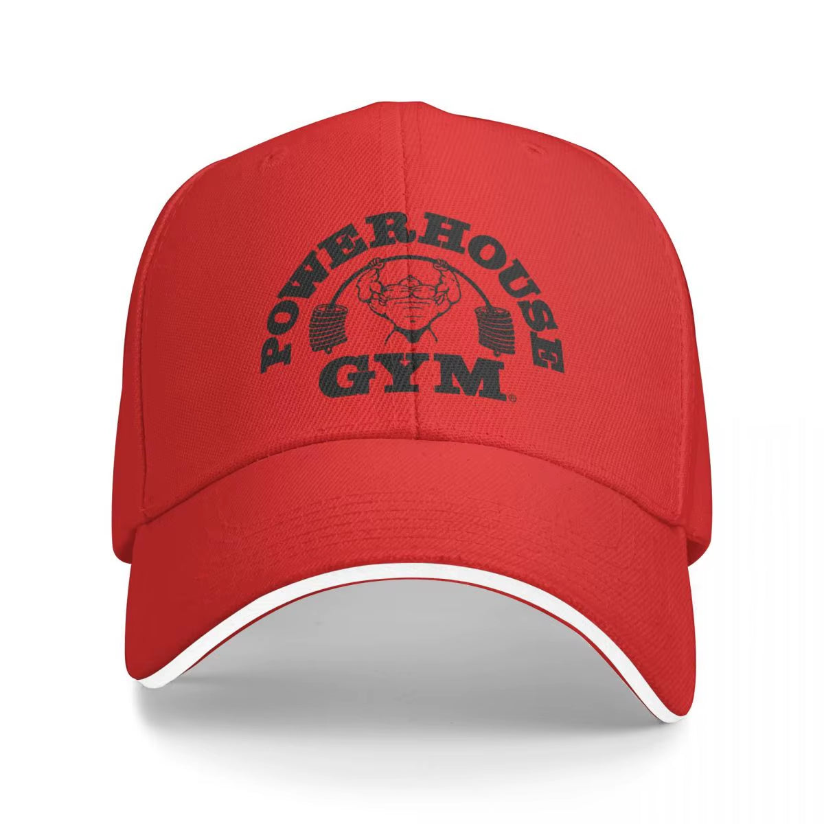 Powerhouse Gym Caps Unisex Fashion Dad Hat Sun Hats Racing Cap Breathable Polyester Baseball Caps Summer