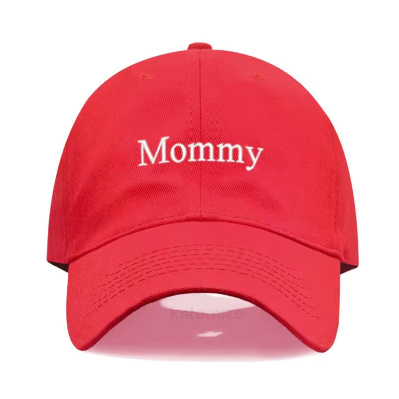 Vintage Washed Cotton Baseball Cap for Women Mommy Embroidery Mom Hat Mother'S Day Birthday Gift Wholesale Dropshipping