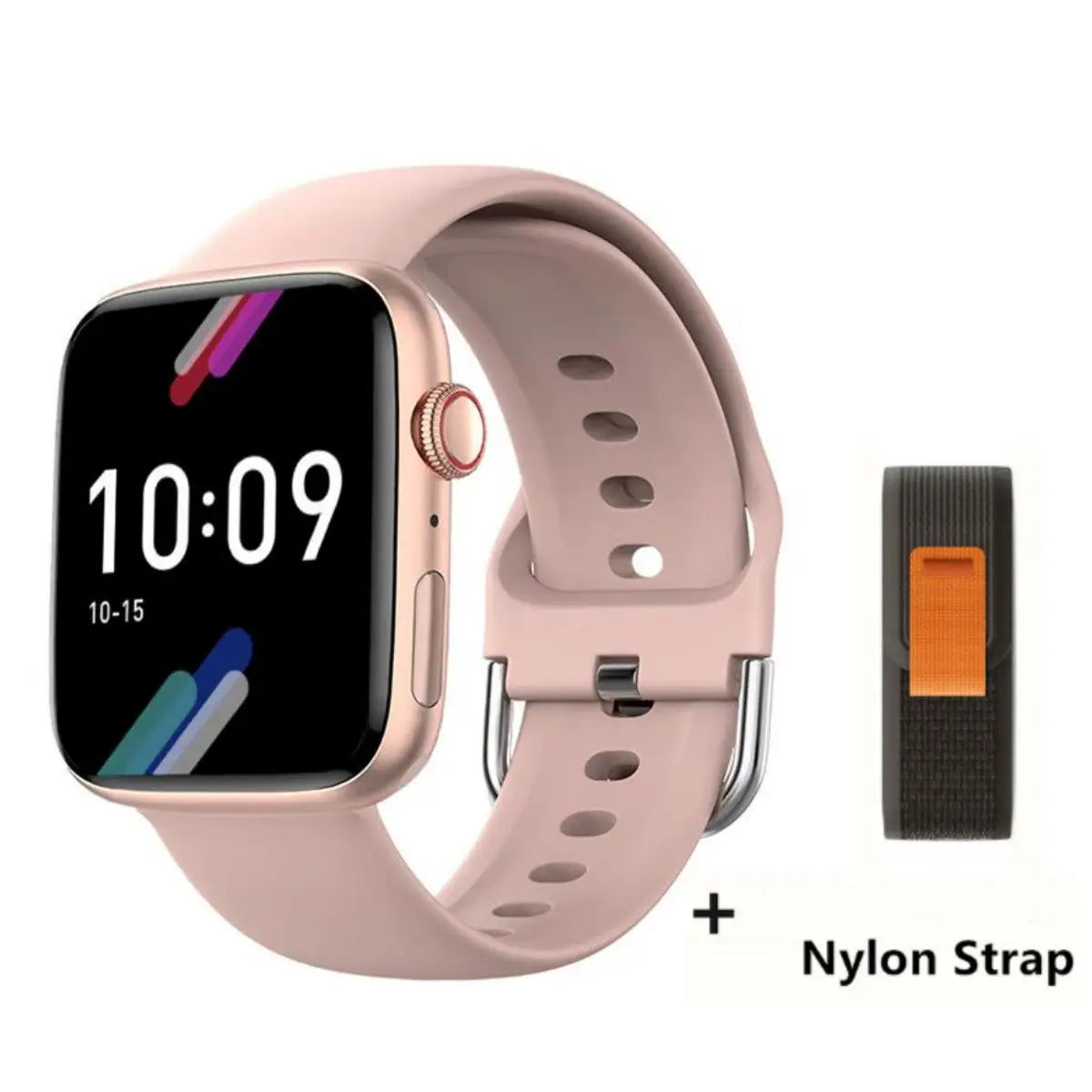 2024 novo relógio inteligente de carregamento sem fio smartwatch, bluetooth, chamadas, unisexo.