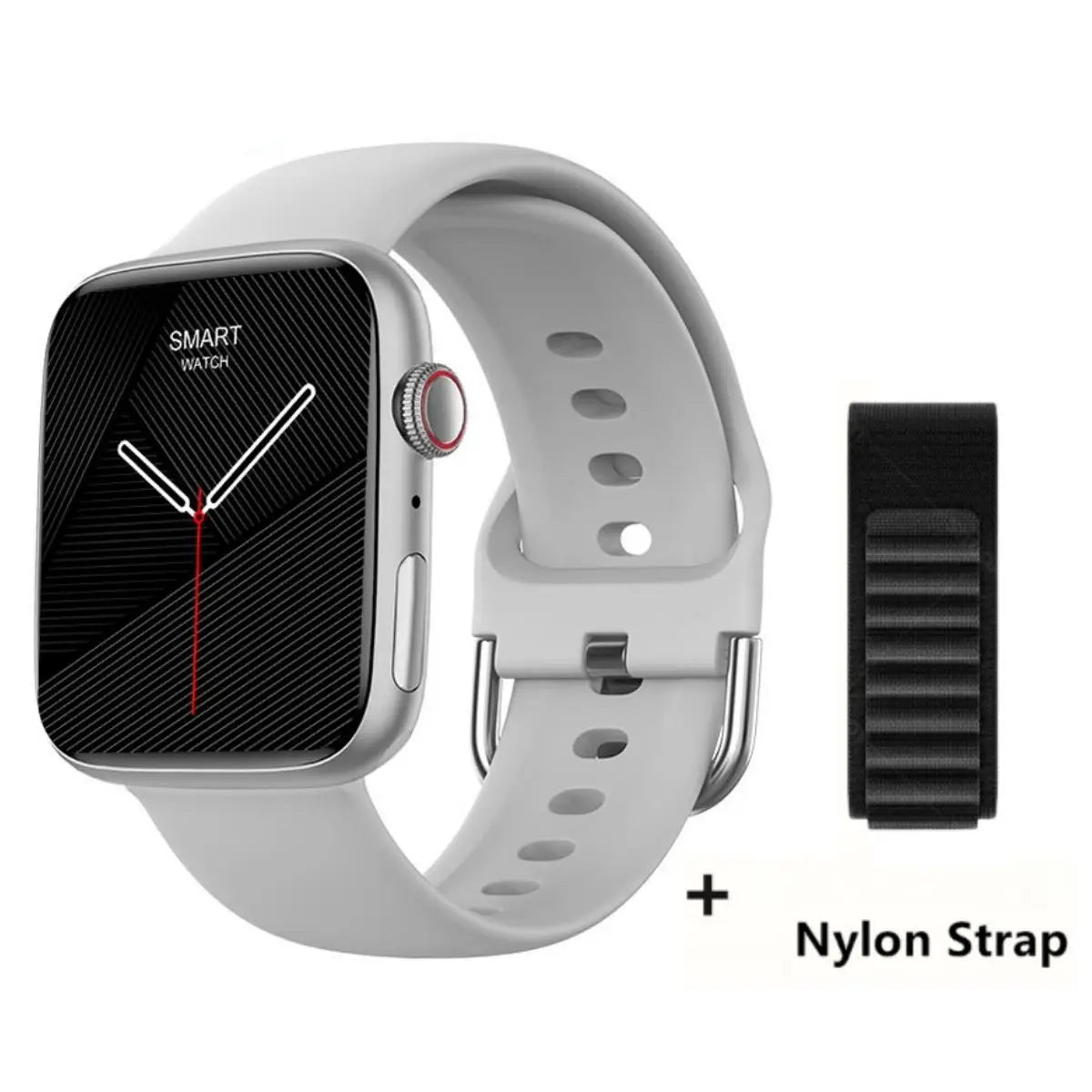 2024 novo relógio inteligente de carregamento sem fio smartwatch, bluetooth, chamadas, unisexo.