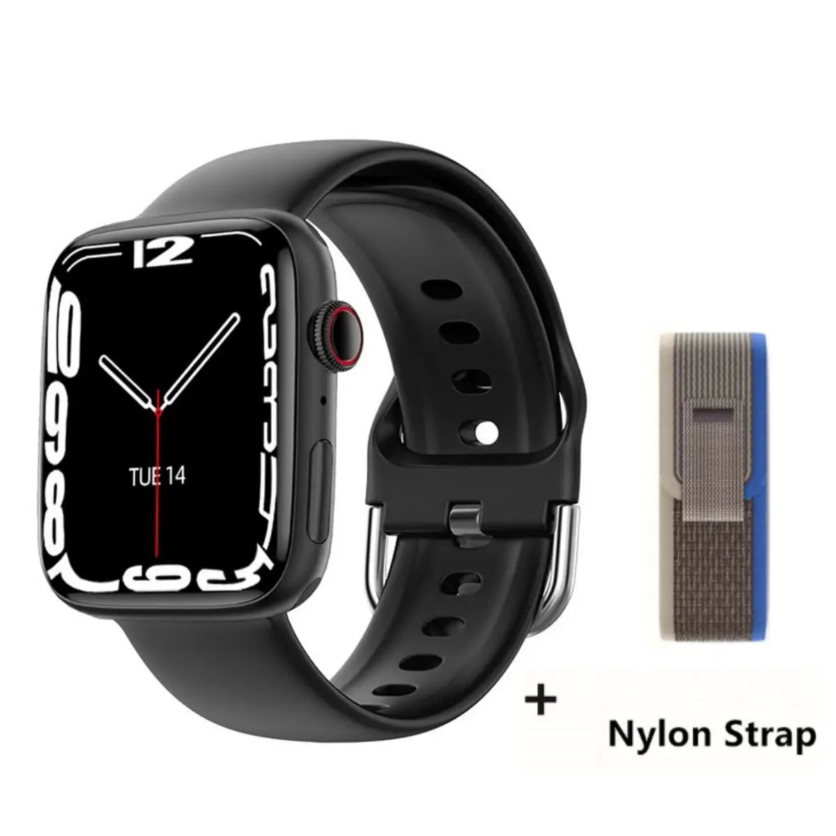 2024 novo relógio inteligente de carregamento sem fio smartwatch, bluetooth, chamadas, unisexo.