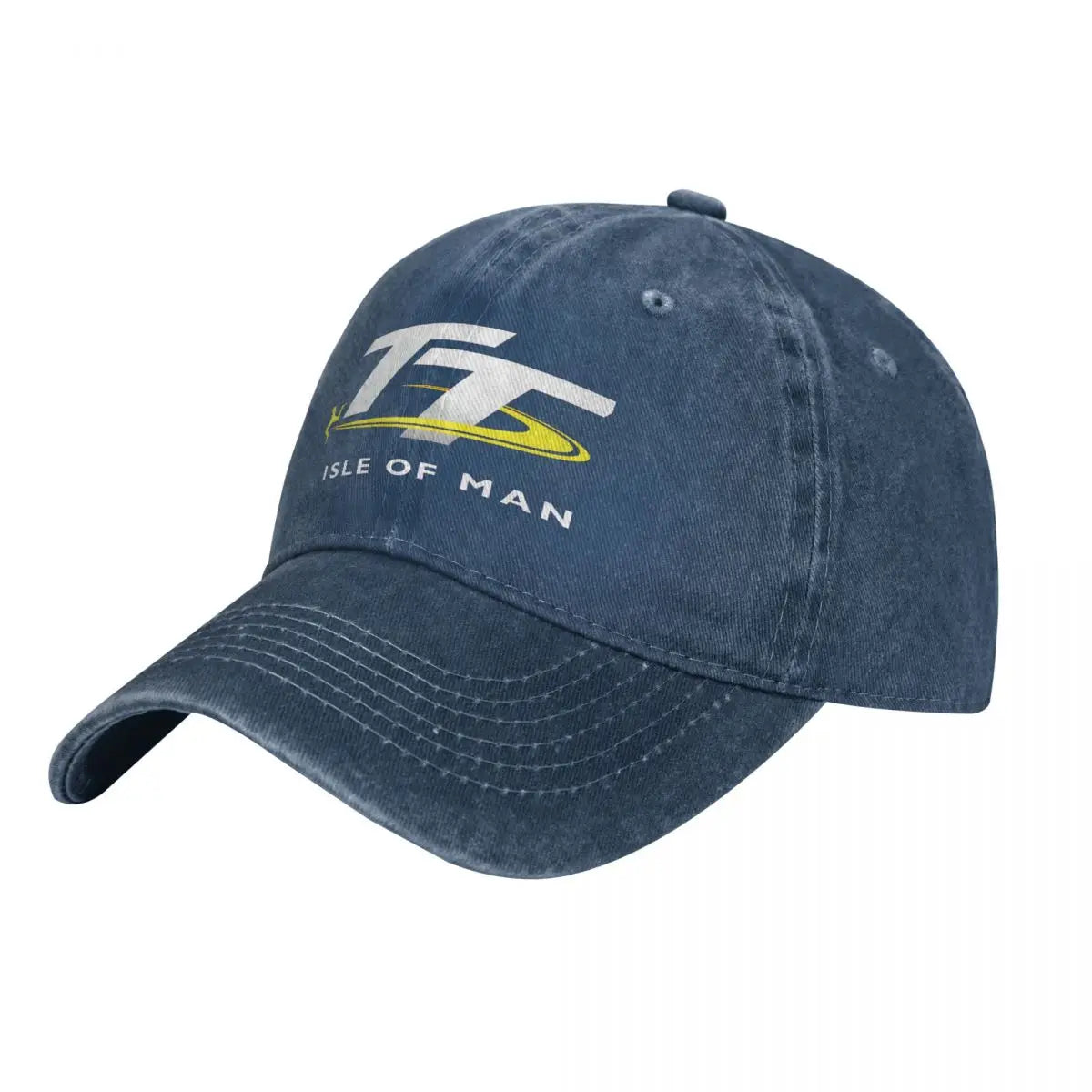 Isle of Man Denim Baseball Cap TT Races Couple Printed Hip Hop Hats Spring Cute Gym High Quality Baseball Caps