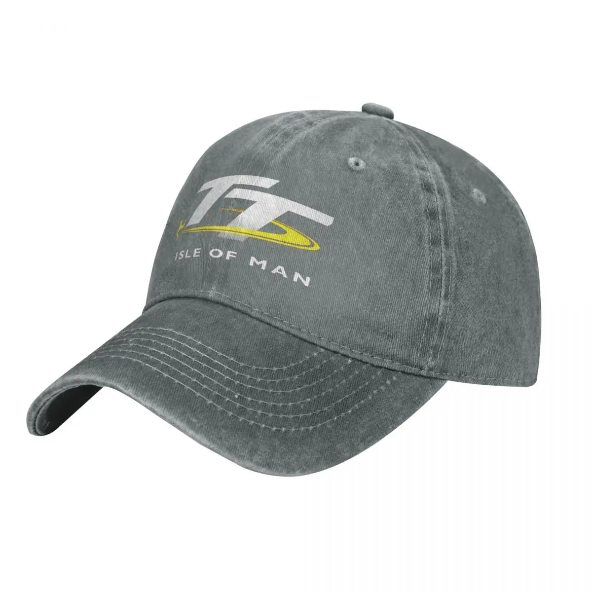 Isle of Man Denim Baseball Cap TT Races Couple Printed Hip Hop Hats Spring Cute Gym High Quality Baseball Caps
