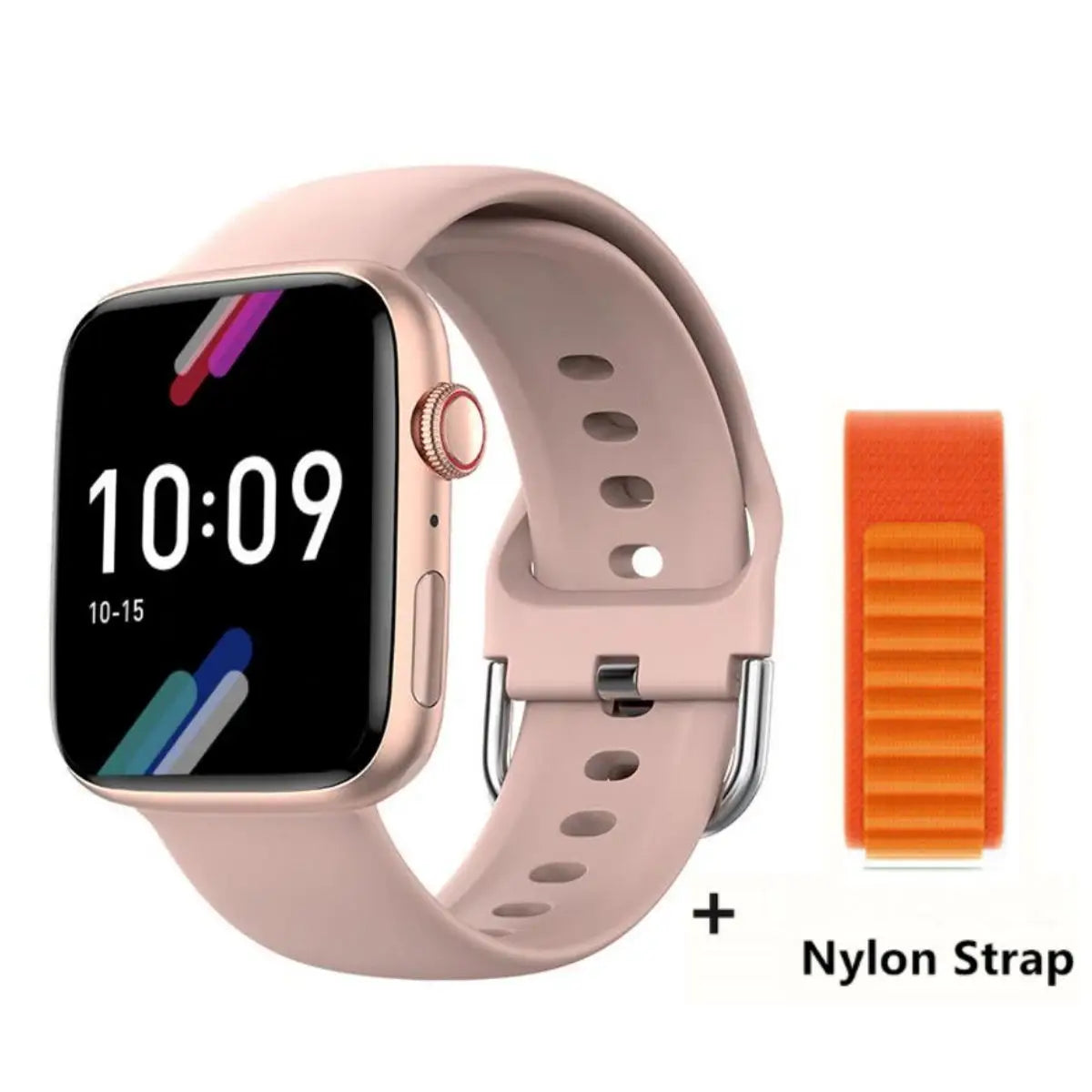 2024 novo relógio inteligente de carregamento sem fio smartwatch, bluetooth, chamadas, unisexo.