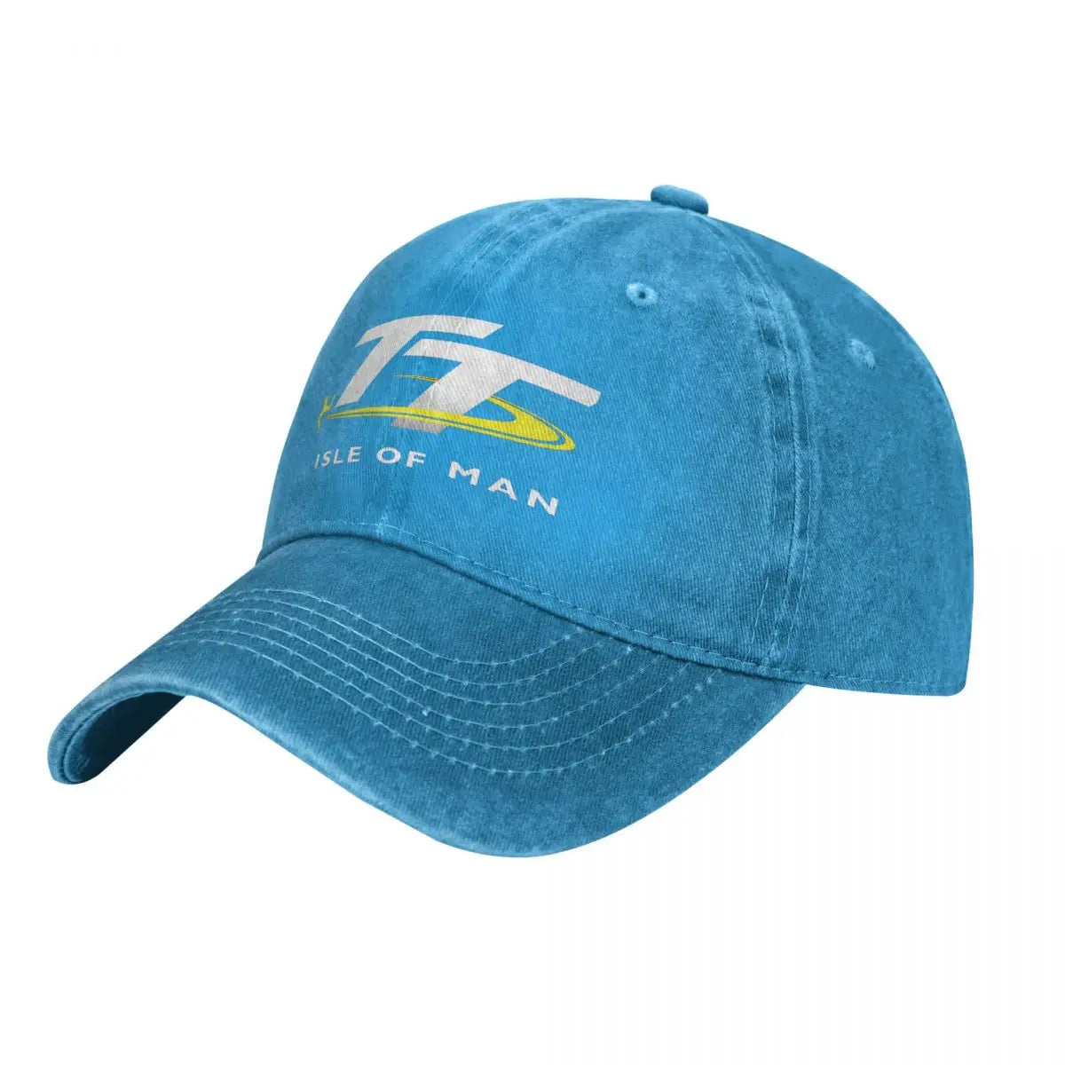 Isle of Man Denim Baseball Cap TT Races Couple Printed Hip Hop Hats Spring Cute Gym High Quality Baseball Caps