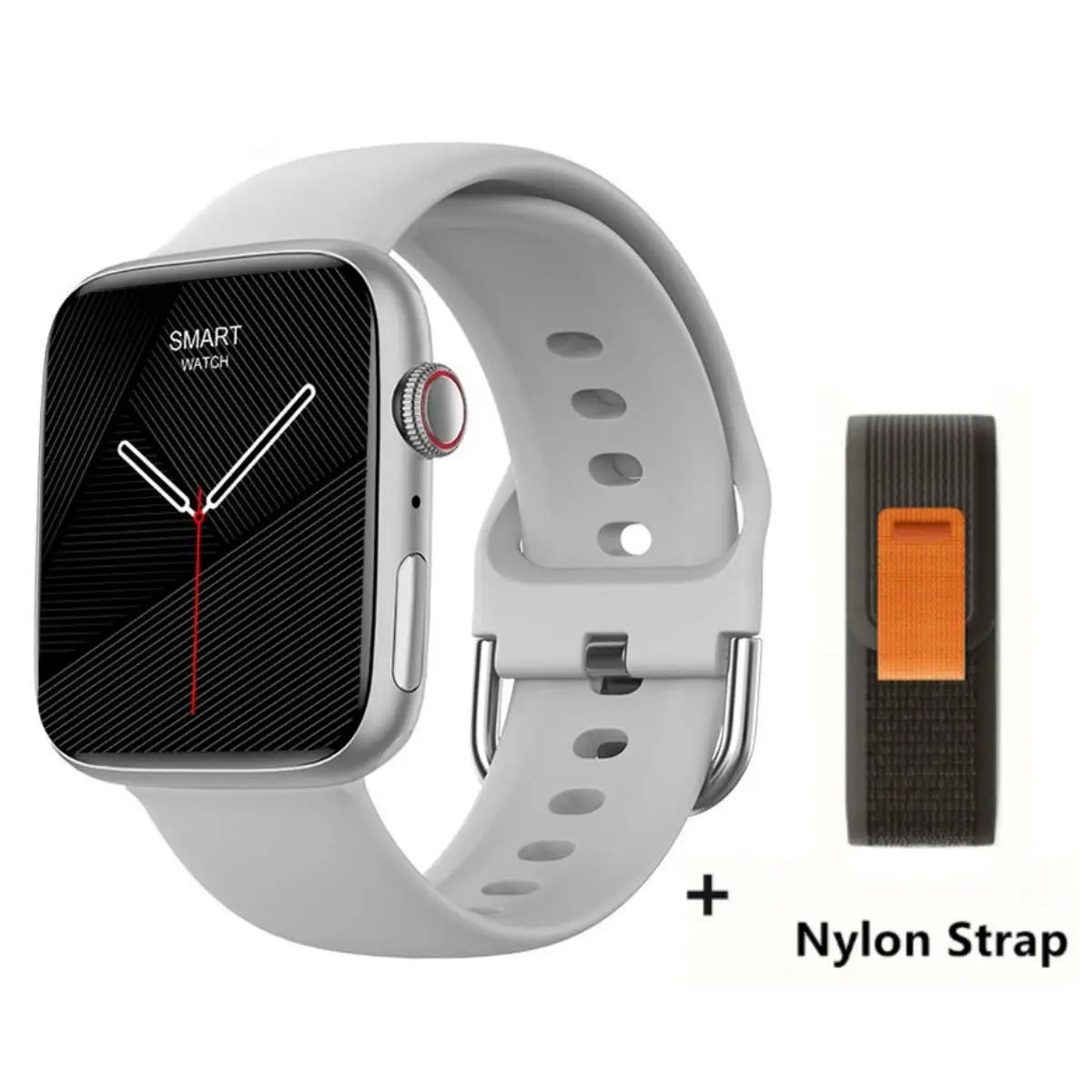 2024 novo relógio inteligente de carregamento sem fio smartwatch, bluetooth, chamadas, unisexo.
