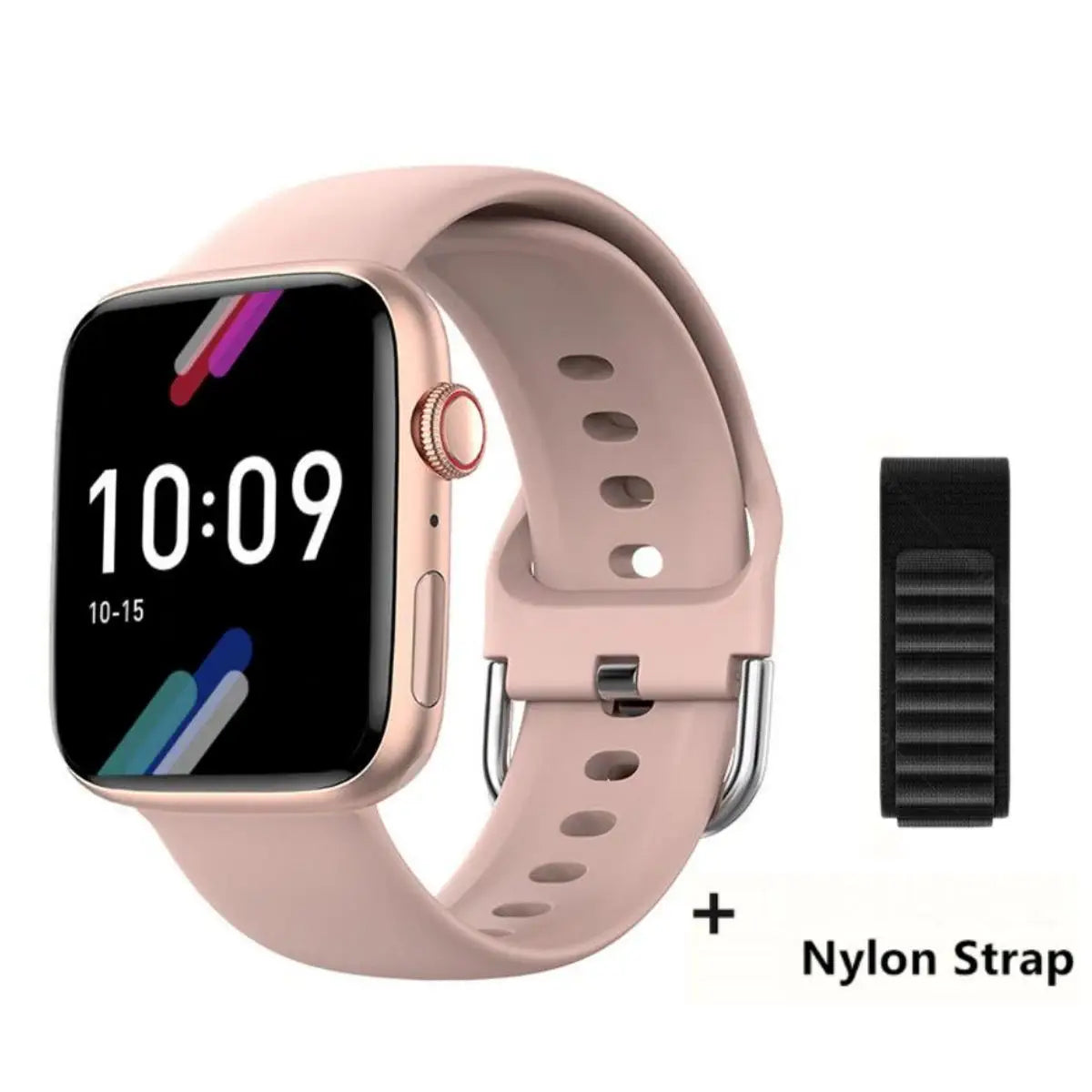 2024 novo relógio inteligente de carregamento sem fio smartwatch, bluetooth, chamadas, unisexo.