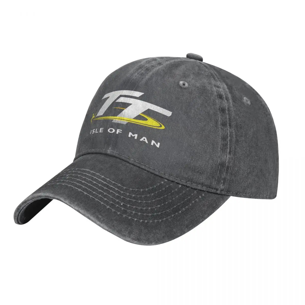 Isle of Man Denim Baseball Cap TT Races Couple Printed Hip Hop Hats Spring Cute Gym High Quality Baseball Caps