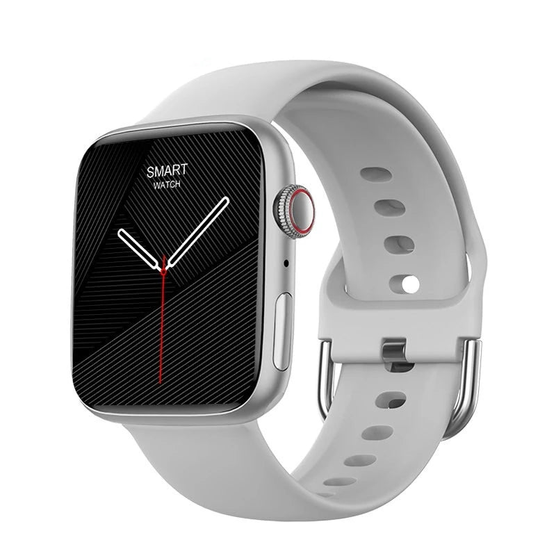 2024 novo relógio inteligente de carregamento sem fio smartwatch, bluetooth, chamadas, unisexo.