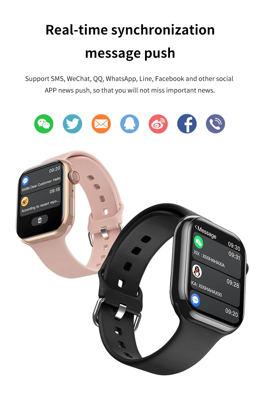 2024 novo relógio inteligente de carregamento sem fio smartwatch, bluetooth, chamadas, unisexo.