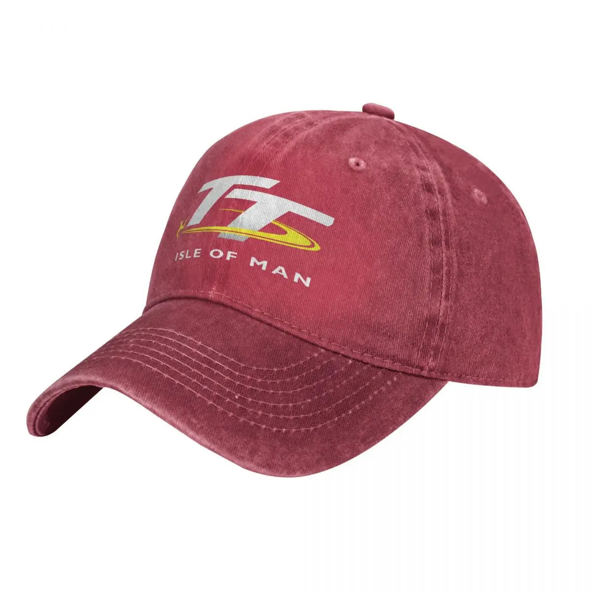 Isle of Man Denim Baseball Cap TT Races Couple Printed Hip Hop Hats Spring Cute Gym High Quality Baseball Caps