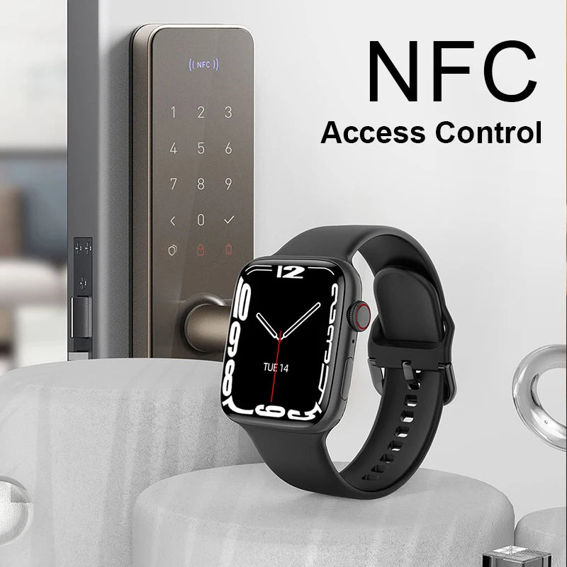 2024 novo relógio inteligente de carregamento sem fio smartwatch, bluetooth, chamadas, unisexo..
