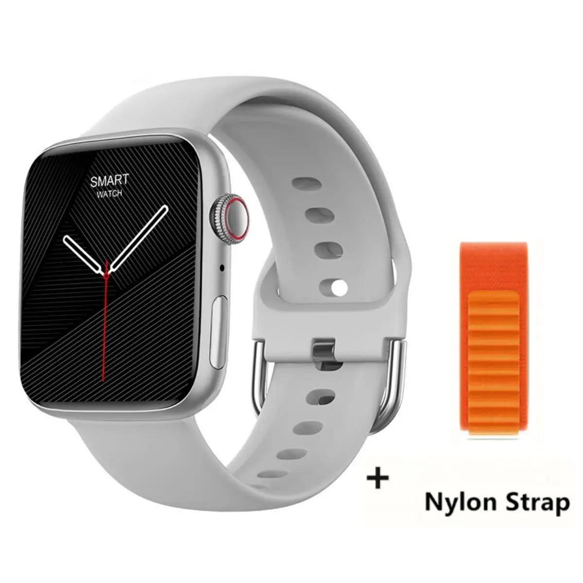 2024 novo relógio inteligente de carregamento sem fio smartwatch, bluetooth, chamadas, unisexo.