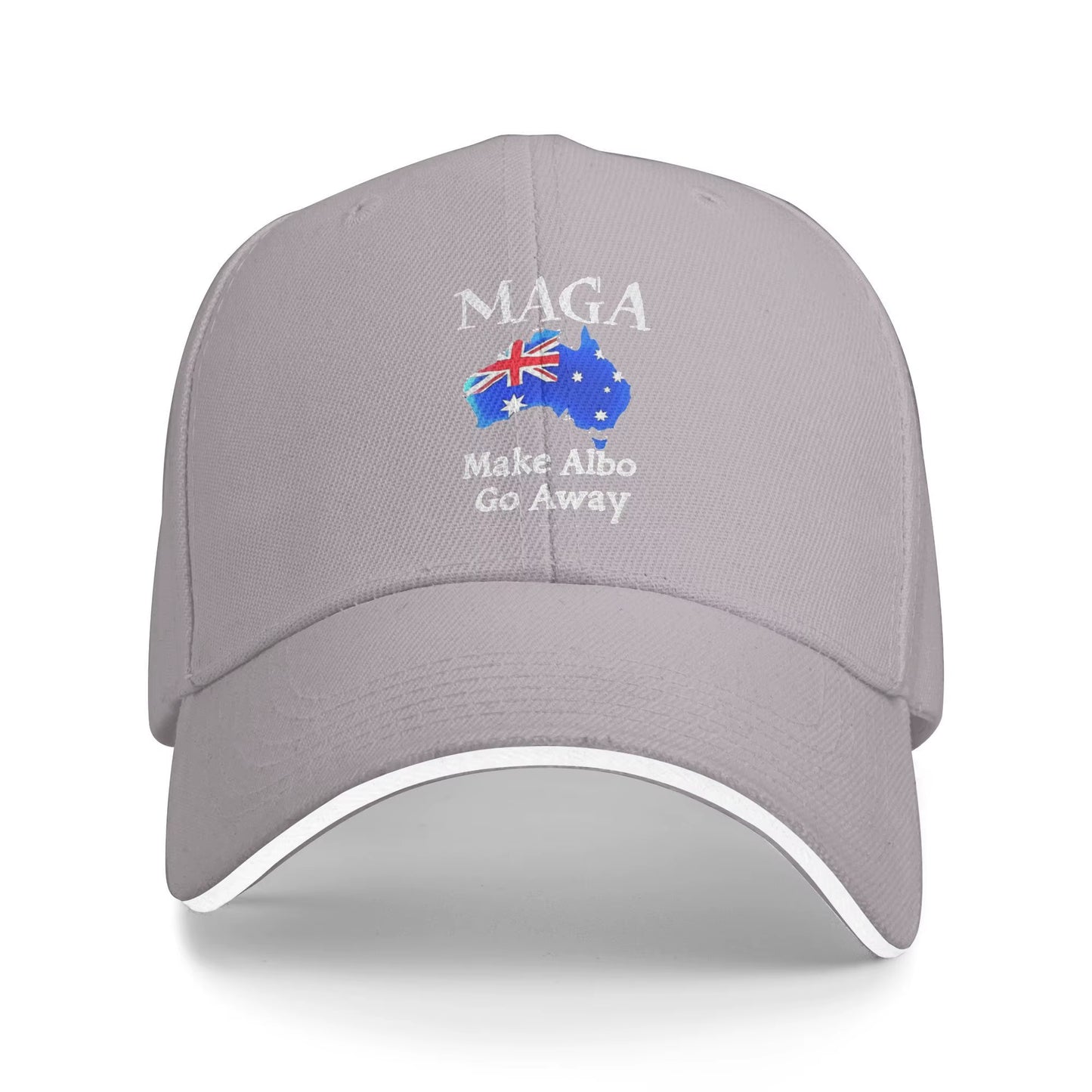 For Australia Sake Make Albo Go Away Baseball Cap Outdoor Gym High Quality Hippe Hat Unisex-Teens Y2K Cute Print Baseball Caps