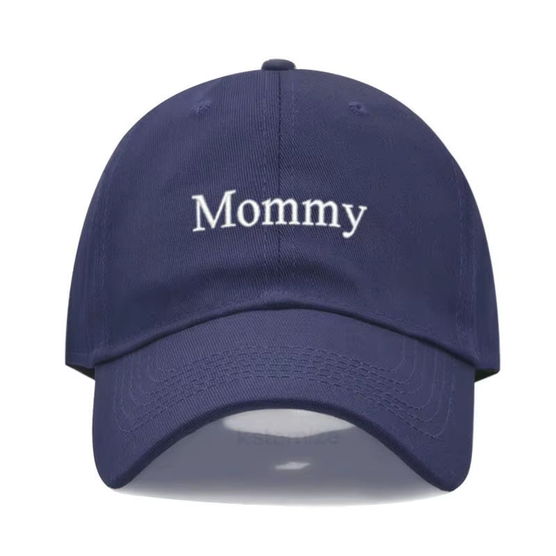 Vintage Washed Cotton Baseball Cap for Women Mommy Embroidery Mom Hat Mother'S Day Birthday Gift Wholesale Dropshipping