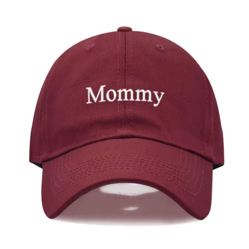 Vintage Washed Cotton Baseball Cap for Women Mommy Embroidery Mom Hat Mother'S Day Birthday Gift Wholesale Dropshipping