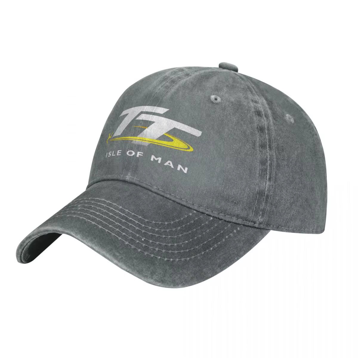 Isle of Man Denim Baseball Cap TT Races Couple Printed Hip Hop Hats Spring Cute Gym High Quality Baseball Caps