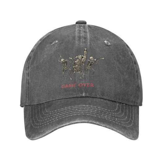Summer Kingdom Come Deliverance Death Screen Baseball Cap Sun Sunscreen Design Washed Trucker Hat Men Adult Gym Snapback Cap