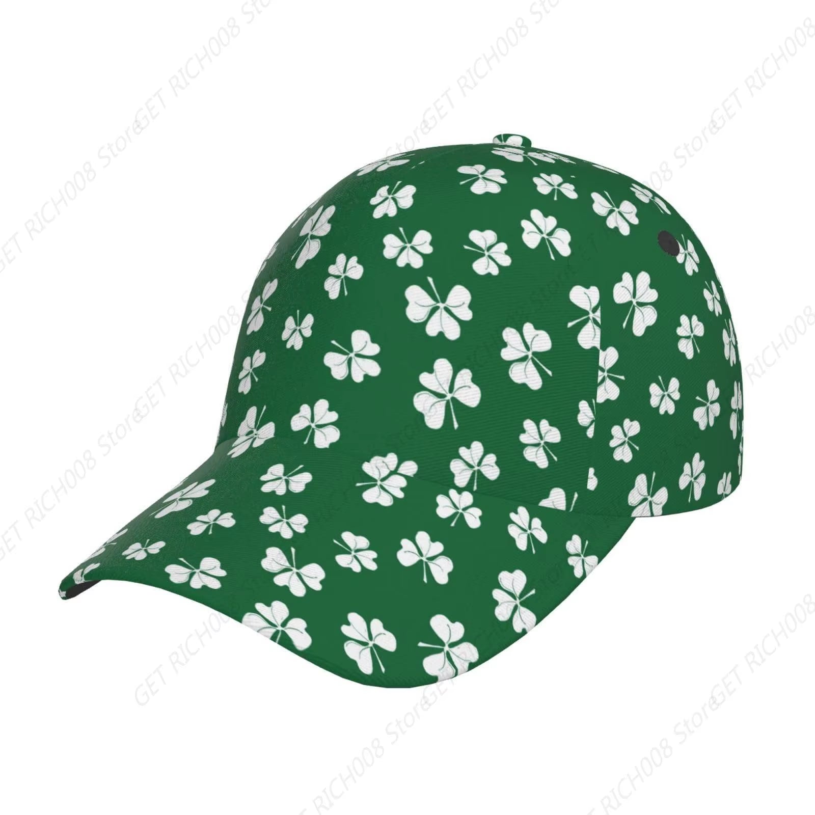 St. Patrick'S Day Clover Leaves Baseball Caps for Women Men Green Shamrock Hat Adjustable Dad Hat St Patrick