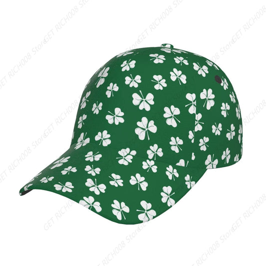 St. Patrick'S Day Clover Leaves Baseball Caps for Women Men Green Shamrock Hat Adjustable Dad Hat St Patrick