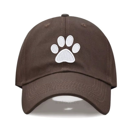 Dog Paw Vintage Washed Cotton High Quality Embroidery Dad Hat for Men Women Baseball Cap Golf Caps Snapback Cap Dropshipping