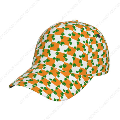 St. Patrick'S Day Clover Leaves Baseball Caps for Women Men Green Shamrock Hat Adjustable Dad Hat St Patrick