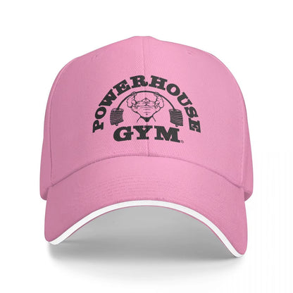 Powerhouse Gym Caps Unisex Fashion Dad Hat Sun Hats Racing Cap Breathable Polyester Baseball Caps Summer
