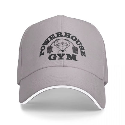 Powerhouse Gym Caps Unisex Fashion Dad Hat Sun Hats Racing Cap Breathable Polyester Baseball Caps Summer