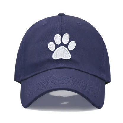 Dog Paw Vintage Washed Cotton High Quality Embroidery Dad Hat for Men Women Baseball Cap Golf Caps Snapback Cap Dropshipping