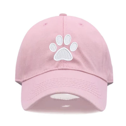 Dog Paw Vintage Washed Cotton High Quality Embroidery Dad Hat for Men Women Baseball Cap Golf Caps Snapback Cap Dropshipping