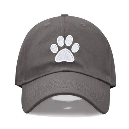 Dog Paw Vintage Washed Cotton High Quality Embroidery Dad Hat for Men Women Baseball Cap Golf Caps Snapback Cap Dropshipping