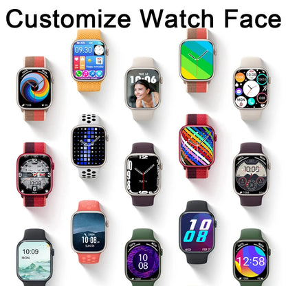 2024 novo relógio inteligente de carregamento sem fio smartwatch, bluetooth, chamadas, unisexo..