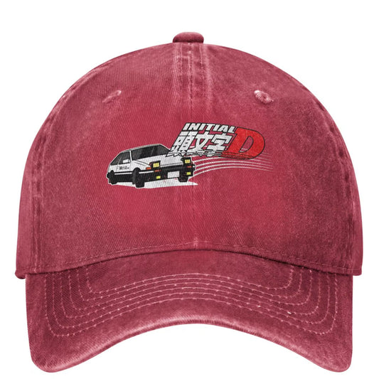 Anime Drift AE86 Initial D Baseball Cap Outdoor Gym High Quality Trucker Hat Men Women Fashion Sun Visors Baseball Caps