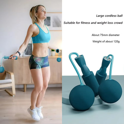 Pro Adjustable Speed Cordless Jump Rope - Perfect for Gym Fitness & Skipping Workouts