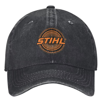 Stihls Tool Logo Washed Baseball Cap Vintage Trucker Hat Summer Unisex Men Outdoor Gym Sun Visors Snapback Cap