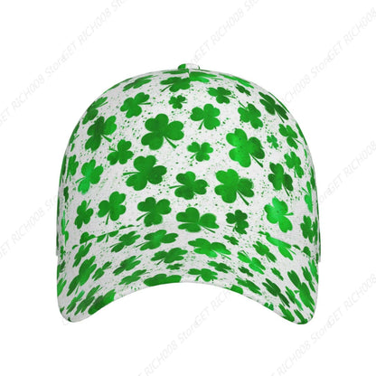 St. Patrick'S Day Clover Leaves Baseball Caps for Women Men Green Shamrock Hat Adjustable Dad Hat St Patrick